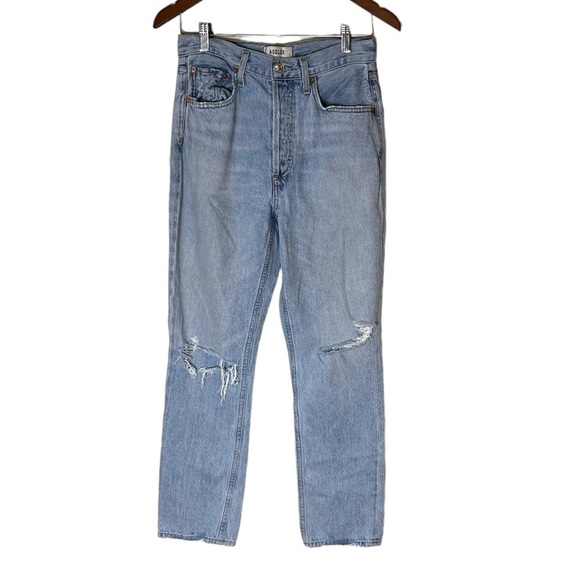 Agolde Riley High Rise Straight Leg Jeans- Size 26 - Picture 5 of 14